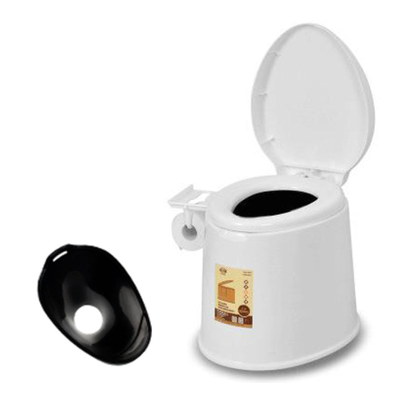 Contemporary Plastic Toilet Vloermontage Toiletpot met Zitting voor Badkamer