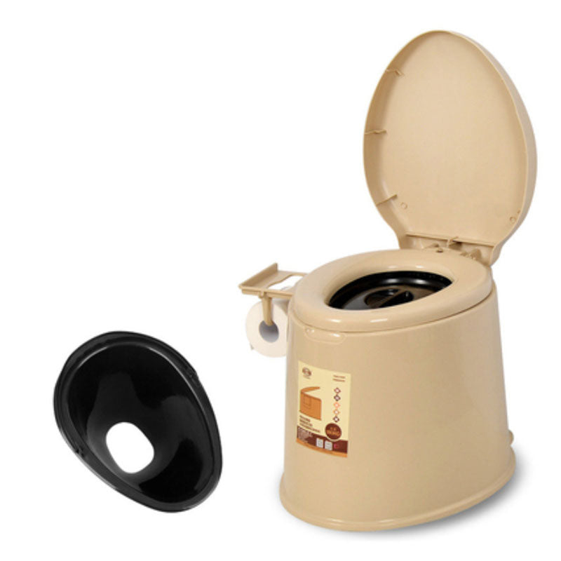 Contemporary Plastic Toilet Vloermontage Toiletpot met Zitting voor Badkamer