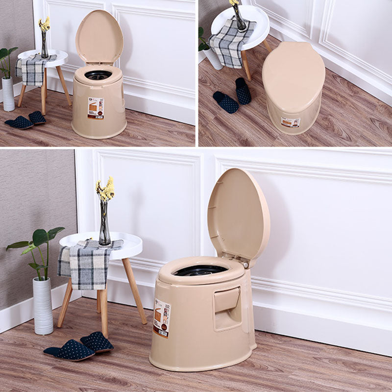 Contemporary Plastic Toilet Vloermontage Toiletpot met Zitting voor Badkamer