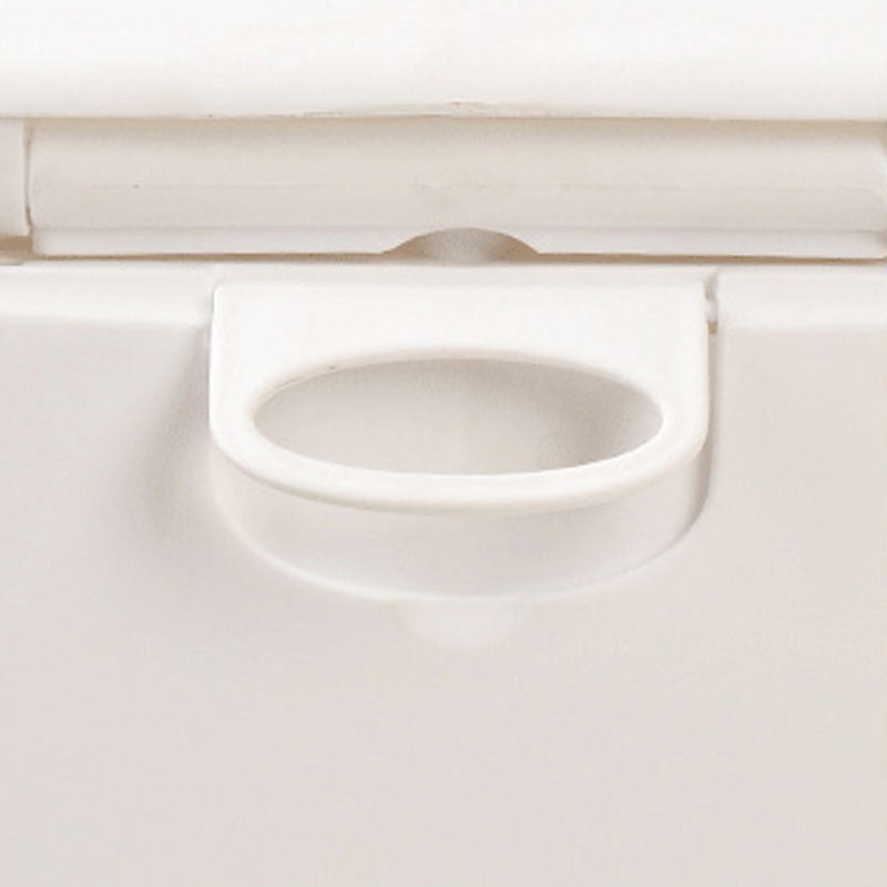 Contemporary Plastic Toilet Vloermontage Toiletpot met Zitting voor Badkamer
