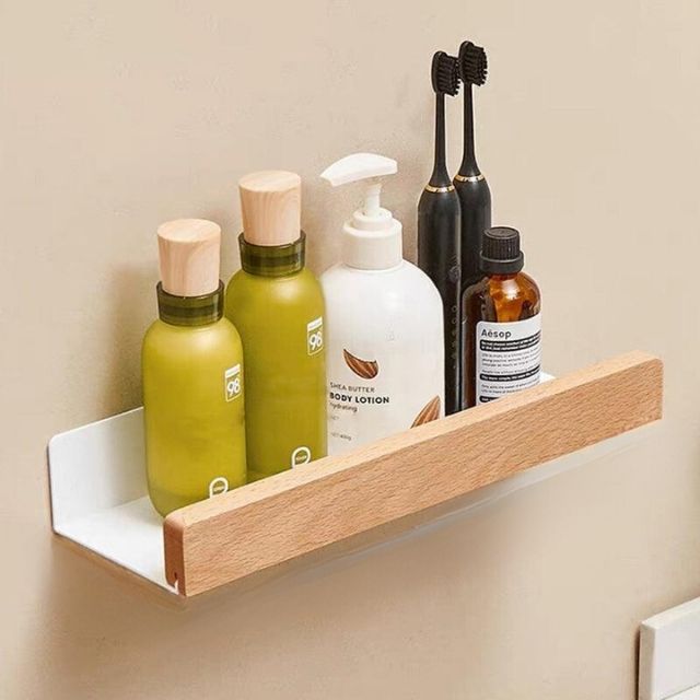 Wand Badkamer Plank Geen Boorgat Opbergrek