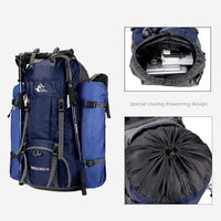 Waterdichte Trekkingrugzak van 60L – Lichtgewicht, Ergonomisch en Klaar voor Avontuur