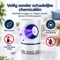 Bionische LED Muggenval met Krachtige Zuigkracht