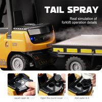 Zware Remote Control Heftruck – 1:24 Schaal met Lichten & Trailer
