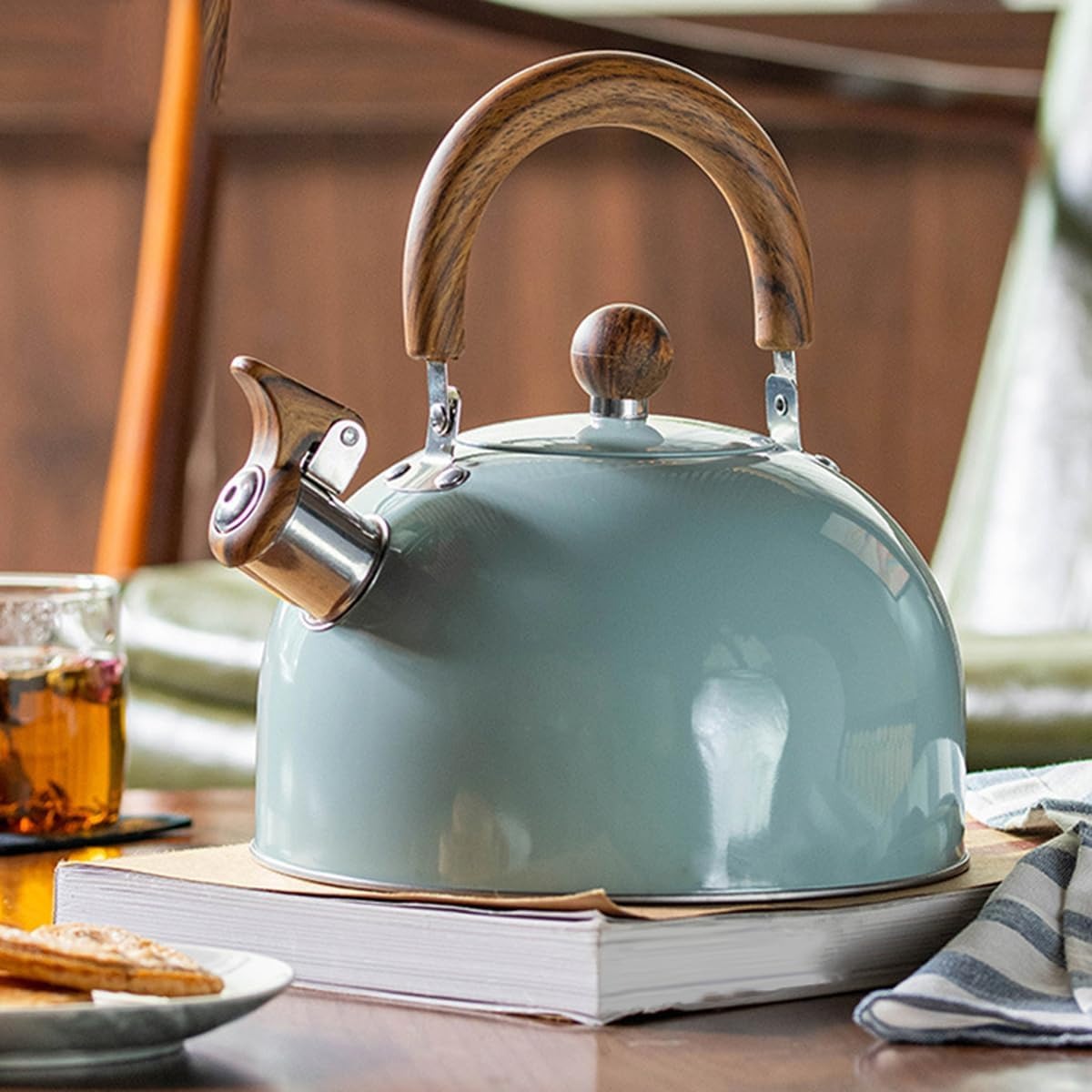 Verstelbare RVS Kettle | Met Fluitketel | 2,5L/3L