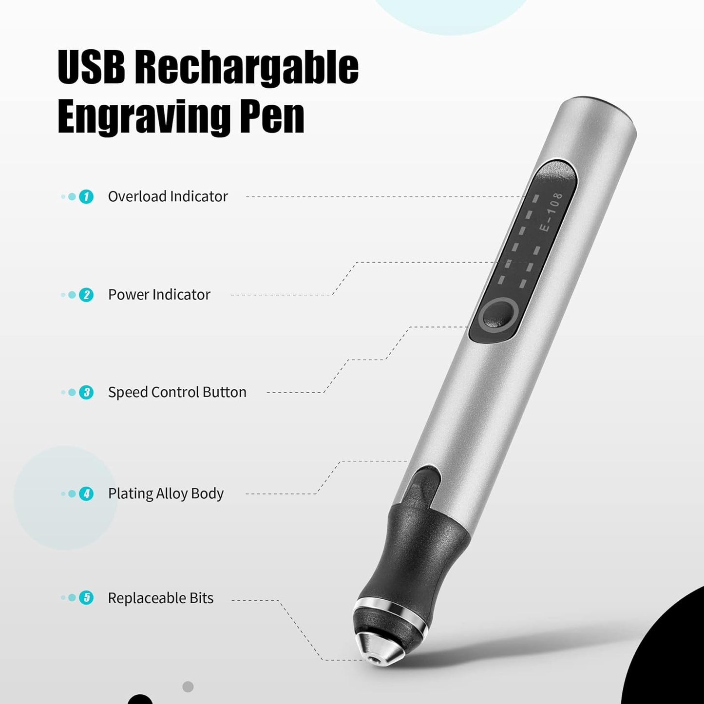 Skanto | Draadloze Graveerpen – Perfect voor 50+ Oppervlakken & DIY Projecten