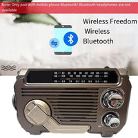 Dynamo en Zonnepaneel Noodradio voor Betrouwbare Communicatie en Verlichting