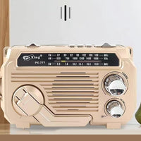 Dynamo en Zonnepaneel Noodradio voor Betrouwbare Communicatie en Verlichting