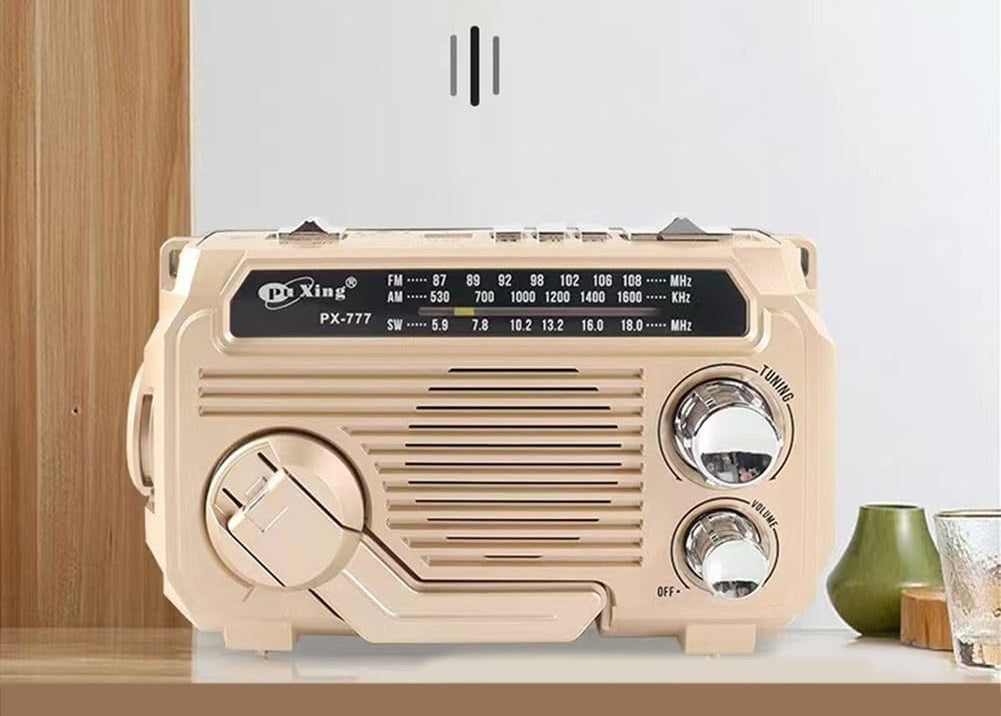 Dynamo en Zonnepaneel Noodradio voor Betrouwbare Communicatie en Verlichting