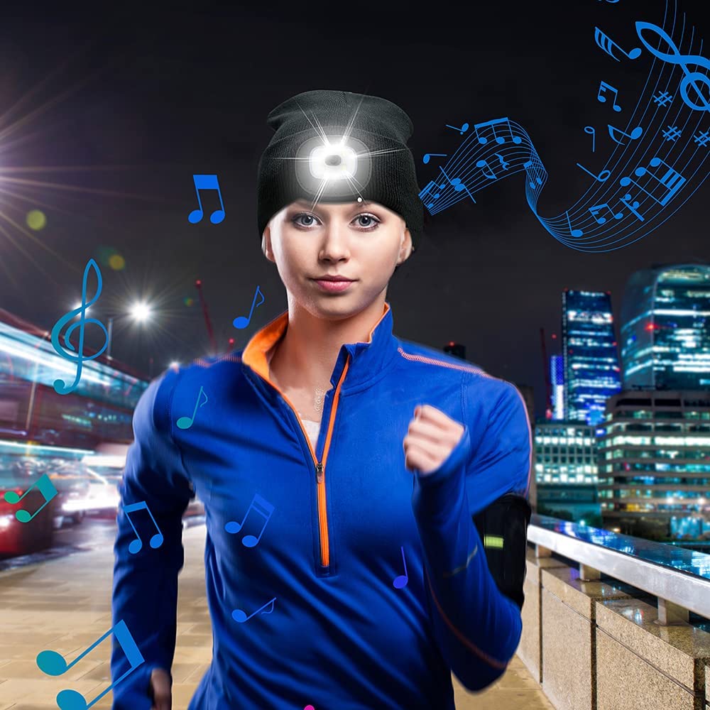 Bluetooth Beanie Hoed Licht Draadloze Hoofdtelefoon