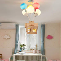 Aria Designer Plafondlamp Hout Kinderkamer