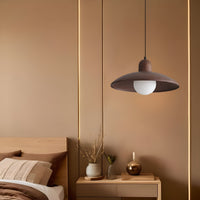 Japanse Wabi-Sabi Walnoot Hanglamp