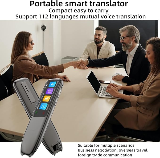 SmartTalk Vertaalpen | Elektronische Spraakpen met Vertaler & Engelse Leerfunctie