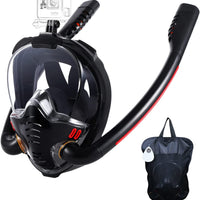 Snorkelmasker met Antifogdoeken, 180-Grad Panoramisch HD