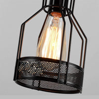 Epoch Retro Industriële LED Hanglamp in Zwart Metaal, Voor Bar