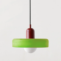 Skanto | Bauhaus Hanglamp | Gekleurd Glas, Verstelbare Hoogte & Ideaal voor Eetkamers en Moderne Interieurs