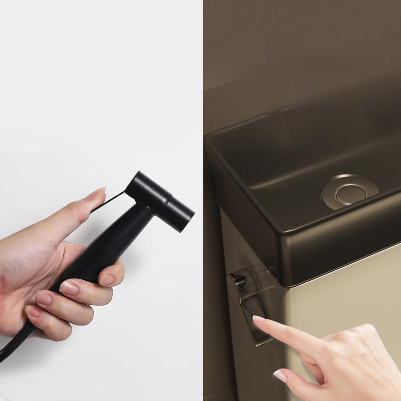 1-Piece Verlengd Spoeltoilet Keramische Toiletpot met Wasbak