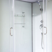 Hoek Ronde Bad & Douche Kit Dubbele Schuif Semi-Frame Bad & Douche Kit