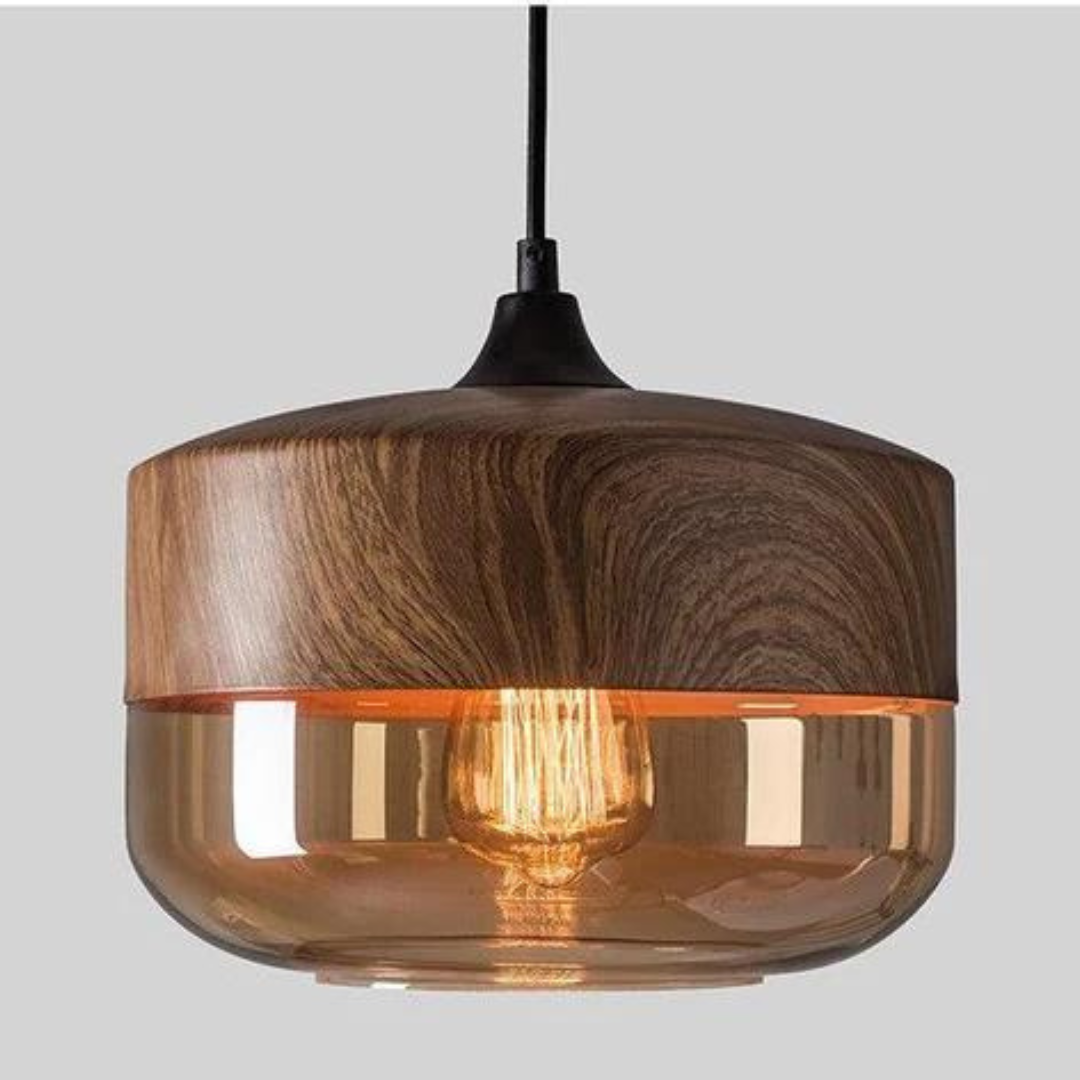 Arven Scandinavische Houten Hanglamp – Tijdloos Noordisch Design met Warme Gloed