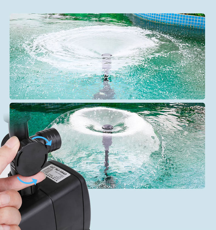 HydroFlow™ | Duurzame Multifunctionele Fonteinpomp met Verstelbare Doorstroming