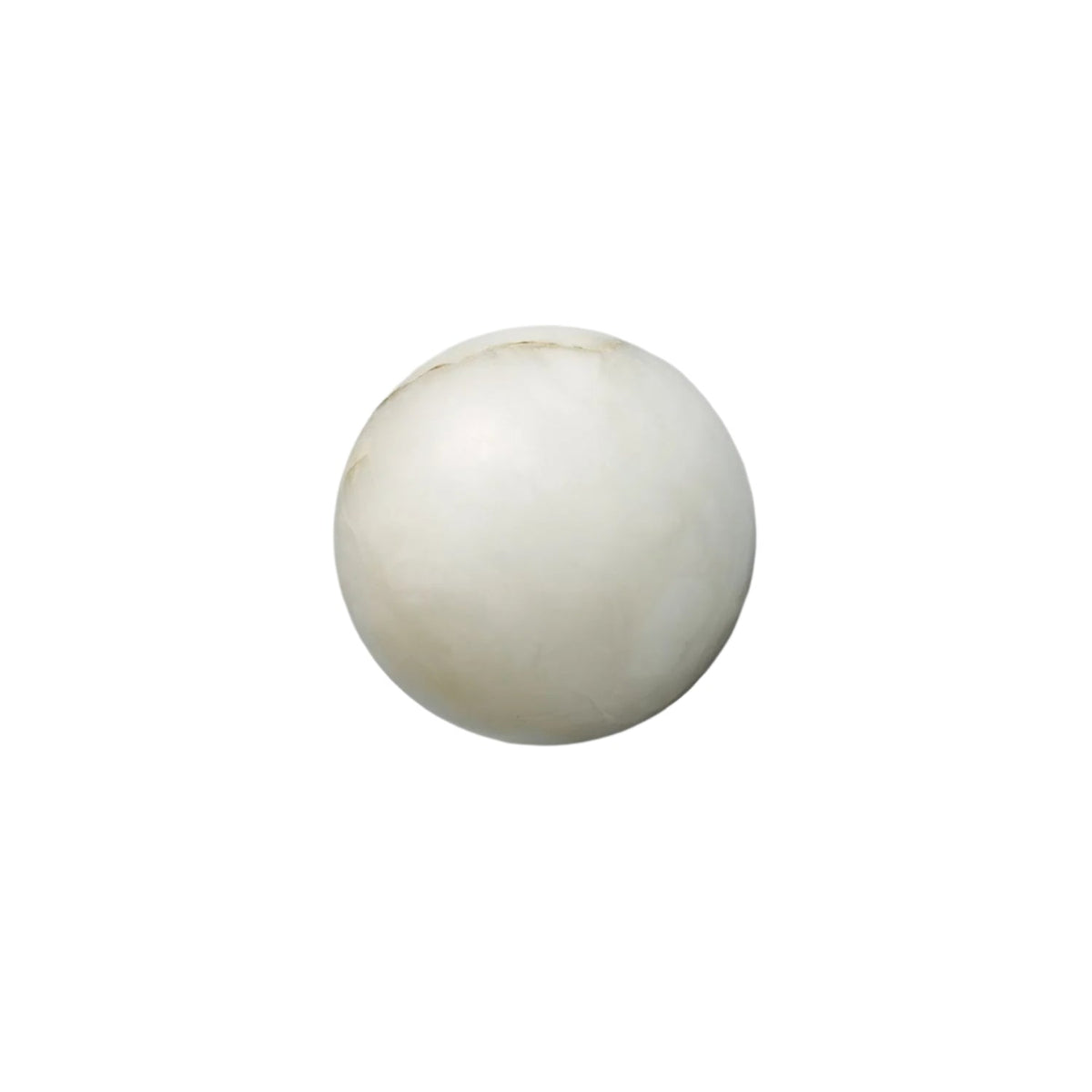 Alabaster Elegance Japandi Mini Orb Wandlamp