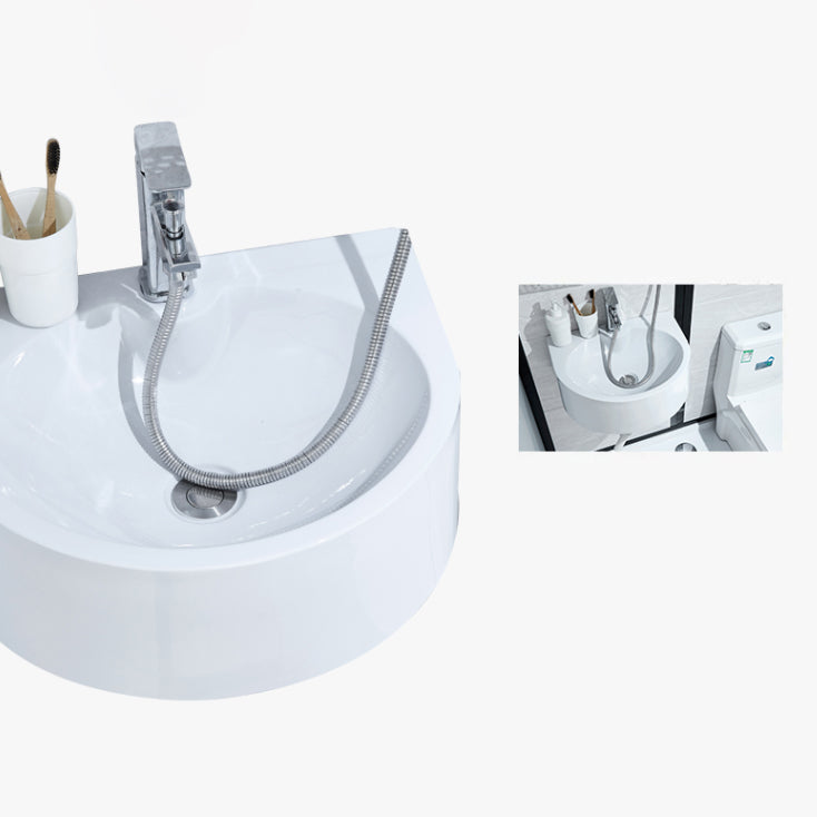 Gekaderde Tempered Glass Douche Kit met Inclusief Basis Gekaderde Douchecabine
