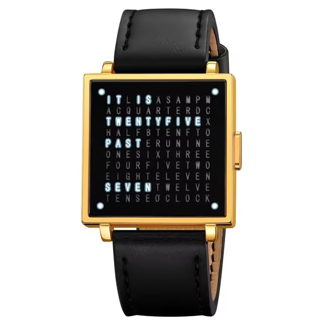 LexoTime - Unisex Tekstuele Horloge