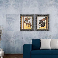 Dieren Houtsnijwerk Wanddecoratie