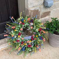 Handgemaakte Texas Wilde Bloemen Krans