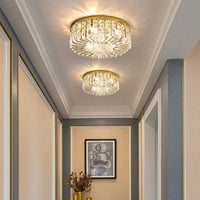 Kristy Luxe Plafondlamp van Metaal/Kristal