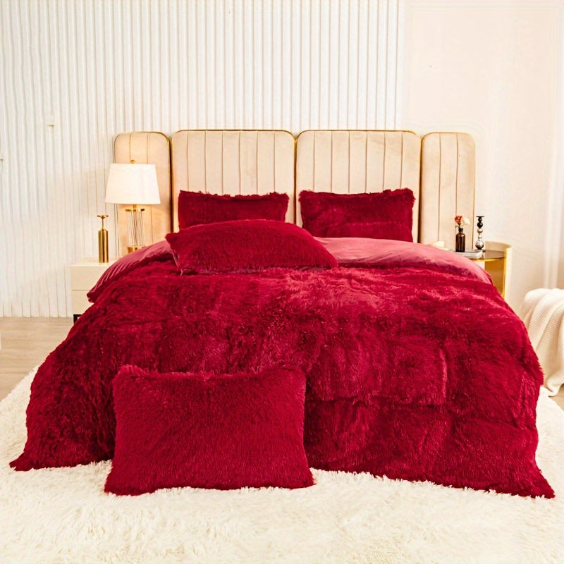 Velora Pluche Bedset Biedt Luxe Comfort Voor Een Gezellige Thuisontspanning