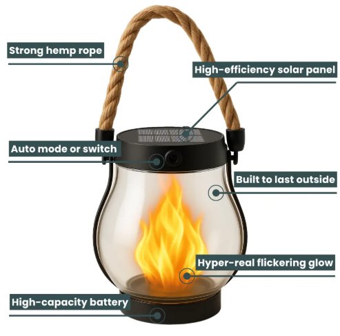 Fire Seed Solar Light — Magische Vlam Sfeer die je Hart Verwarmt en Elke Nacht Betoverd