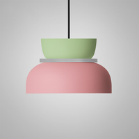 Noordse Zinklegering Dubbeltonen Kooi Hanglamp LED 1-lamp