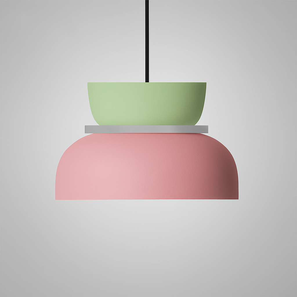 Noordse Zinklegering Dubbeltonen Kooi Hanglamp LED 1-lamp