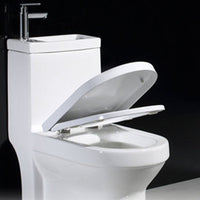Moderne Toiletpot Vloermontage Porselein Alles-in-één Spoeltoilet