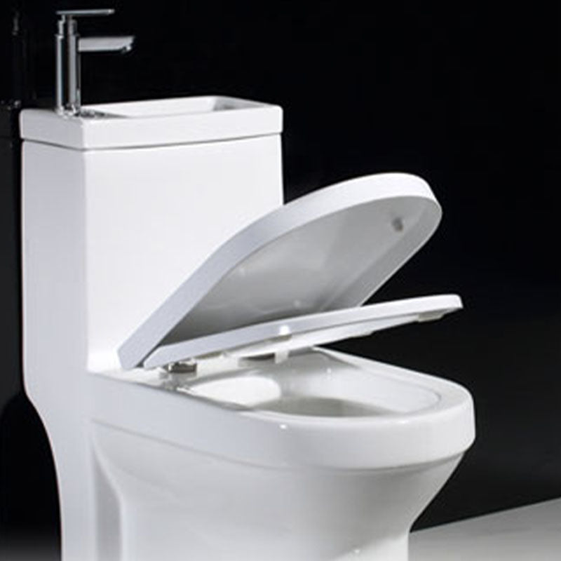 Moderne Toiletpot Vloermontage Porselein Alles-in-één Spoeltoilet