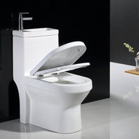 Moderne Toiletpot Vloermontage Porselein Alles-in-één Spoeltoilet