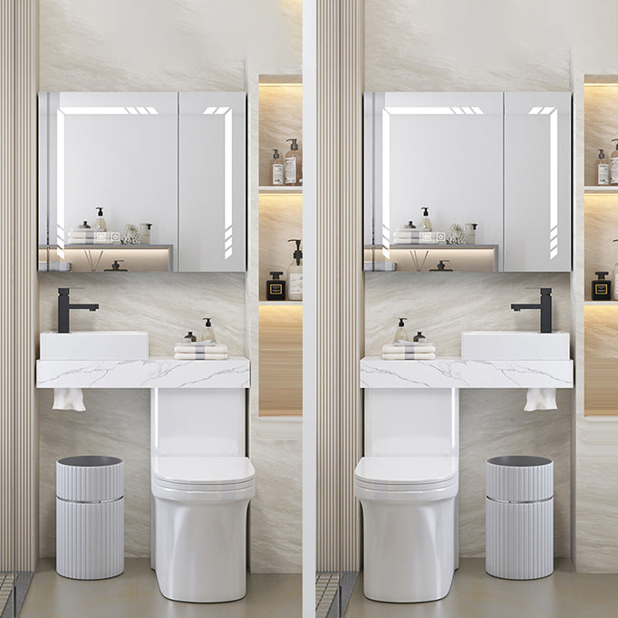 Contemporary Flush Toilet Vloermontage Eenstuk Toilet Urine Toilet