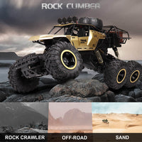 TerraX – RC-Monstertruck 6-Wiel Offroad 1:12 – Voor Kinderen & Buitenfans