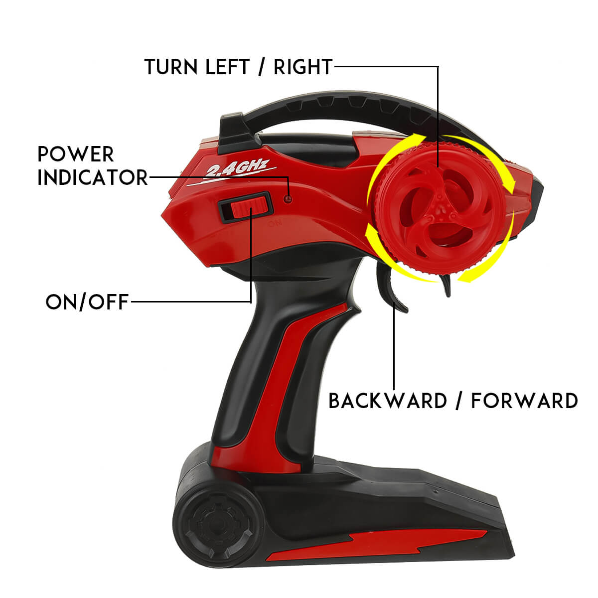 TerraX – RC-Monstertruck 6-Wiel Offroad 1:12 – Voor Kinderen & Buitenfans