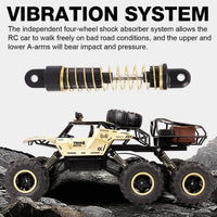 TerraX – RC-Monstertruck 6-Wiel Offroad 1:12 – Voor Kinderen & Buitenfans