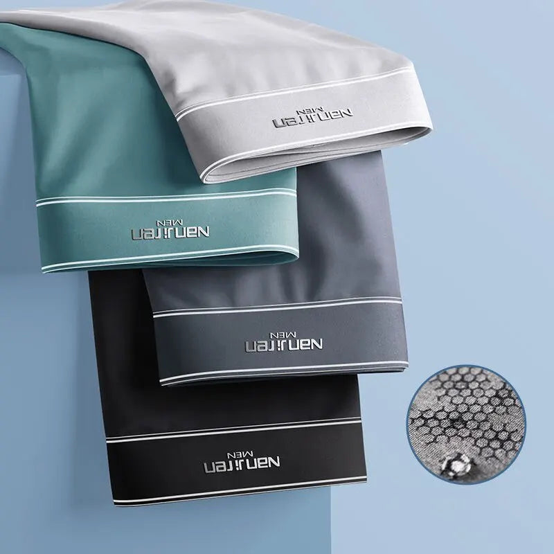 CoolSilk 4-delige IJszijde Boxershorts met Grafen-technologie