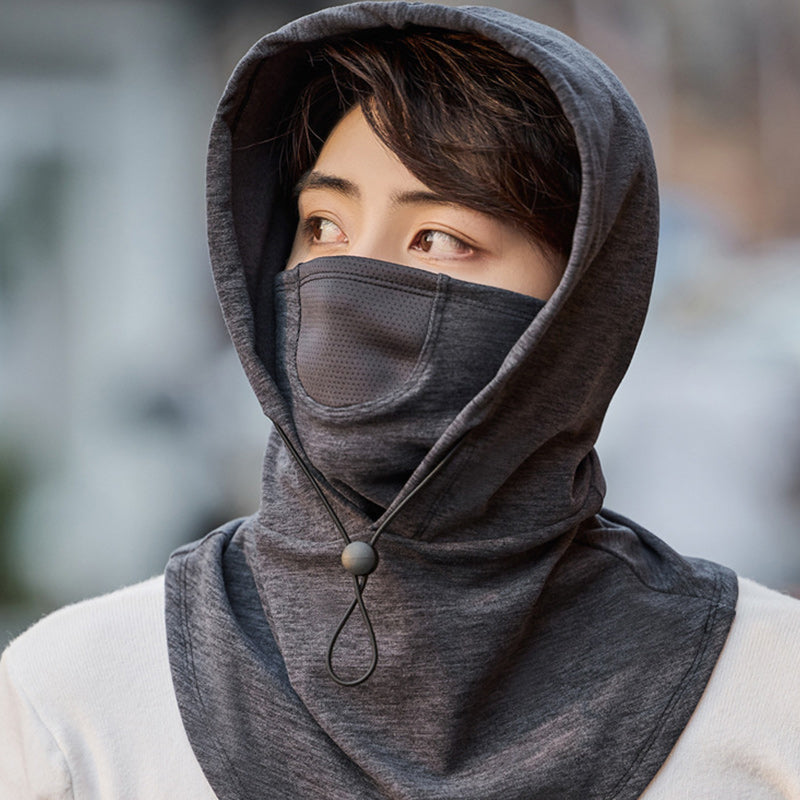 Hooded Face Mask met Nekwarmer voor Fietsen