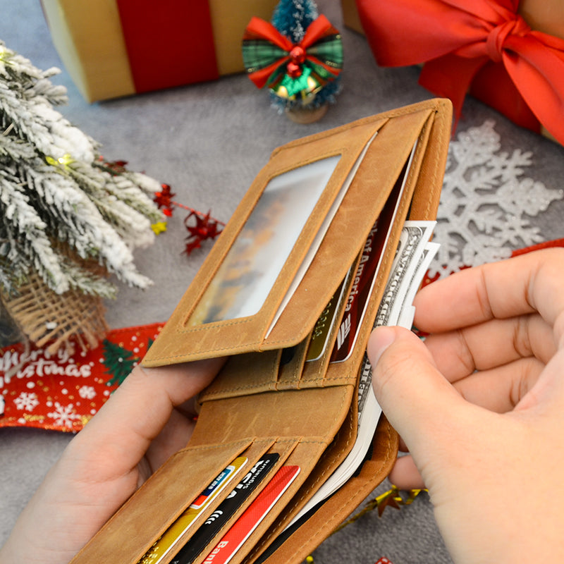 BondWallet | Portemonnees van gegraveerd echt leer zijn het perfecte cadeau voor Vaderdag