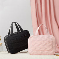 Travelique Reiskosmetik Organizer | Compact & Waterafstotend | Met 4 vakken & 360° haak | Voor dames & heren