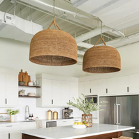 Natuurlijke Schaduw Rattan Japandi Hanglamp