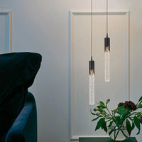 Cylindrische hanglamp van glas - Lustreau
