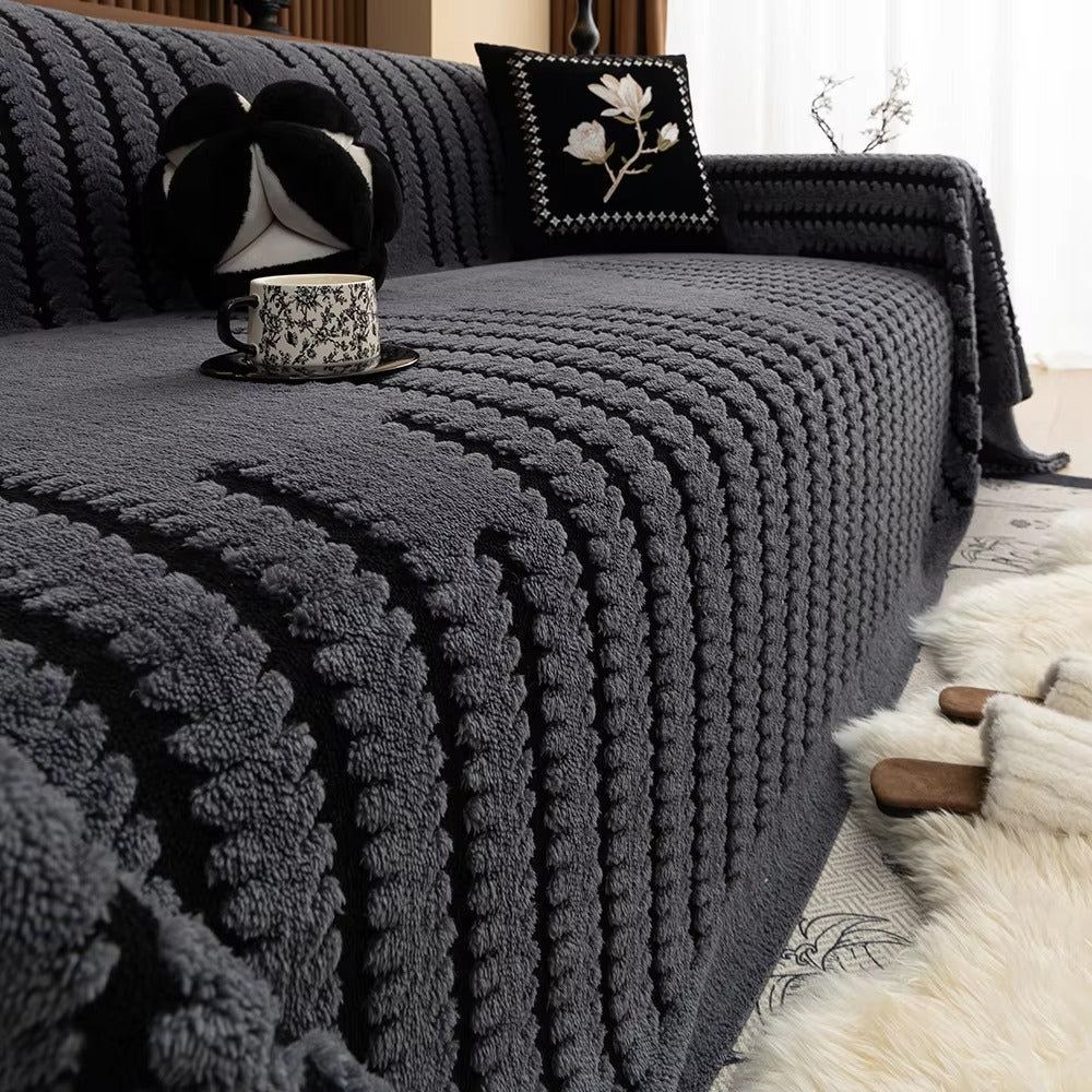 Heritage Pluche Tufted Sofa Cover