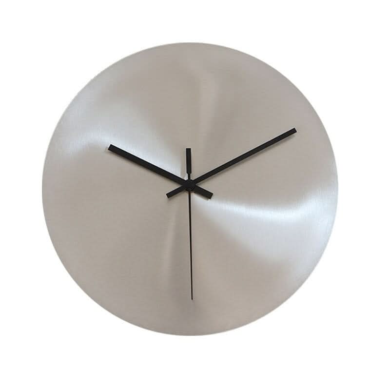 Minutra Wandklok van Roestvrij Staal met Nauwkeurige Tijdsweergave en Tijdloos Design