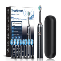 Sonic Elektrische Tandenborstel | 6 Modus & IPX7 Waterdicht | Wit, Zwart, Roze